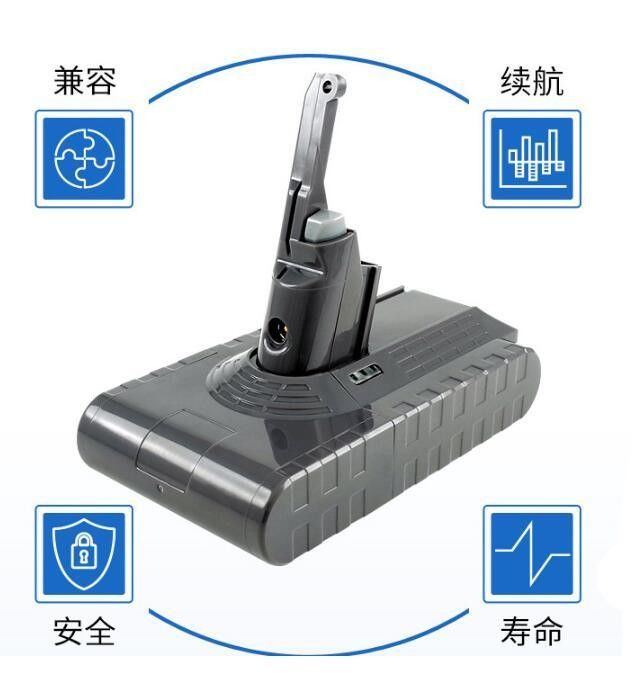 21بسته باتری جایگزین Li Ion Dyson برای جاروبرقی های دستی V8 V7