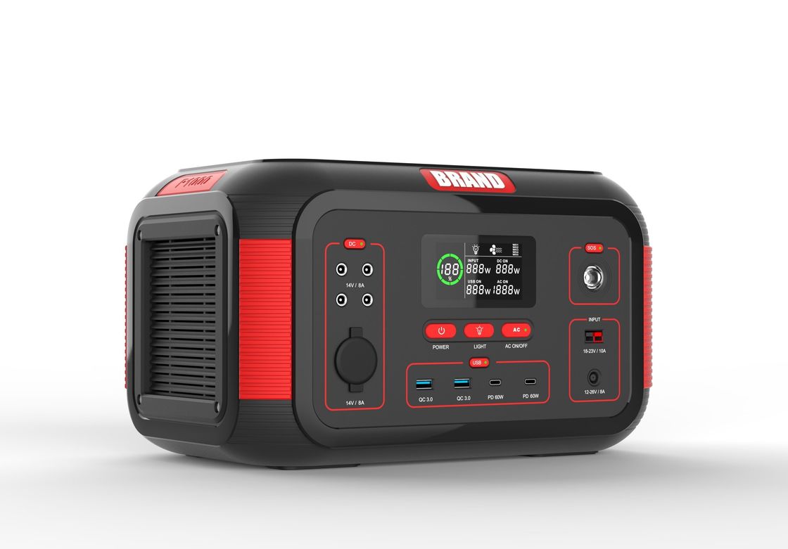 USB 1000W 22.2V 36.4ah مرکز برق قابل حمل خورشیدی قابل شارژ برای خانه برای کمپینگ در فضای باز
