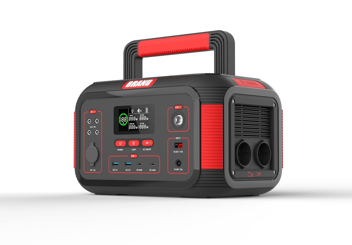 USB 1000W 22.2V 36.4ah مرکز برق قابل حمل خورشیدی قابل شارژ برای خانه برای کمپینگ در فضای باز