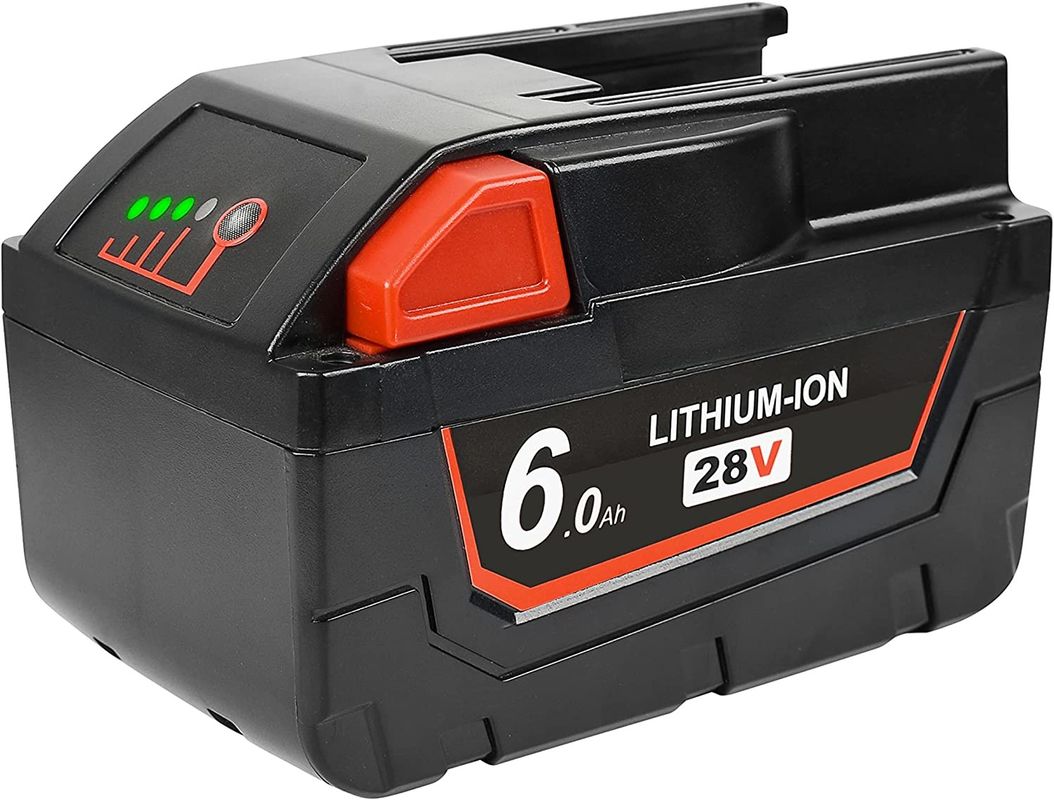 10 سال تعویض کارخانه 28 ولت ولتاژ بالا باتری ابزار برق میلوکی 6000mAh با 1 سال گارانتی