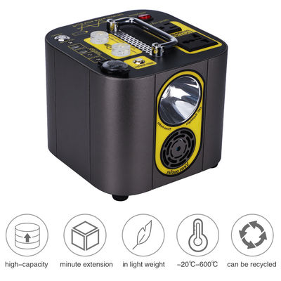 AC DC USB شارژ بی سیم باتری لیتیوم 100W ژنراتور برق خورشیدی بانک برق در فضای باز کمپینگ سفر برق قابل حمل