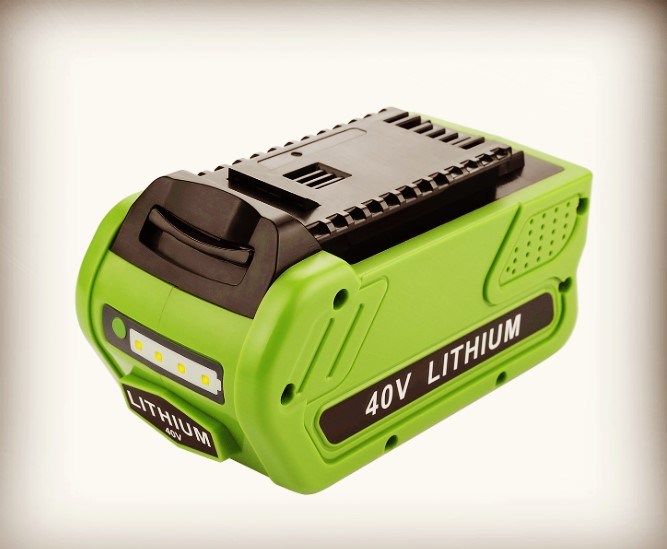 باتری لیتیوم قابل شارژ مجدد Greenworks Gmax 40 ولت 29472 29462 5