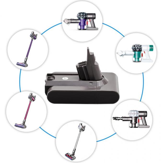 Rechargeable 21.6V 1.5ah 2.0ah 2.5ah Rechargeable Cordless Vacuum Battery Replacement for Dyson DC31 DC 34 DC35