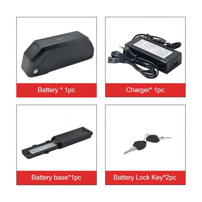 فروش داغ Hailong 36V باتری لیتیوم دوچرخه برقی با 10.4ah 13ah باتری باتری E-Bike 3